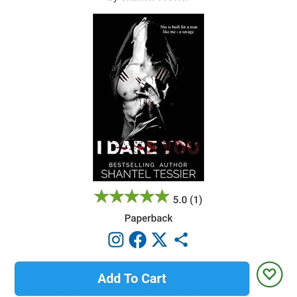 I Dare You Paperback Book